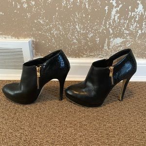 Michael Kors Black High Heeled Booties